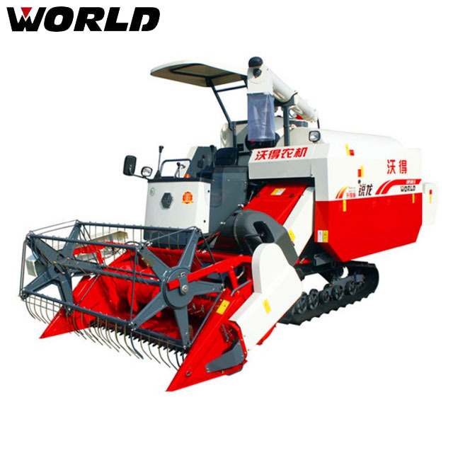 World  mini paddy rice combine harvester for sale 4lz-4.0e