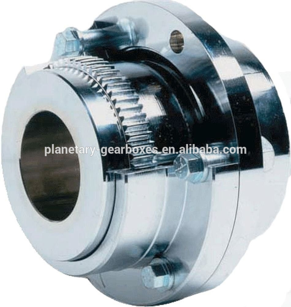 High Torque Gear Coupling Standard Customized JAW Tooth Stainless Steel Nylon Flange Flexible Shaft Gear Chain Couplings