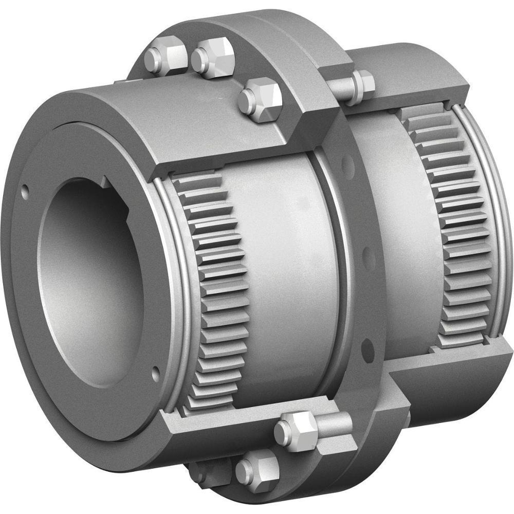 High Torque Gear Coupling Standard Customized JAW Tooth Stainless Steel Nylon Flange Flexible Shaft Gear Chain Couplings