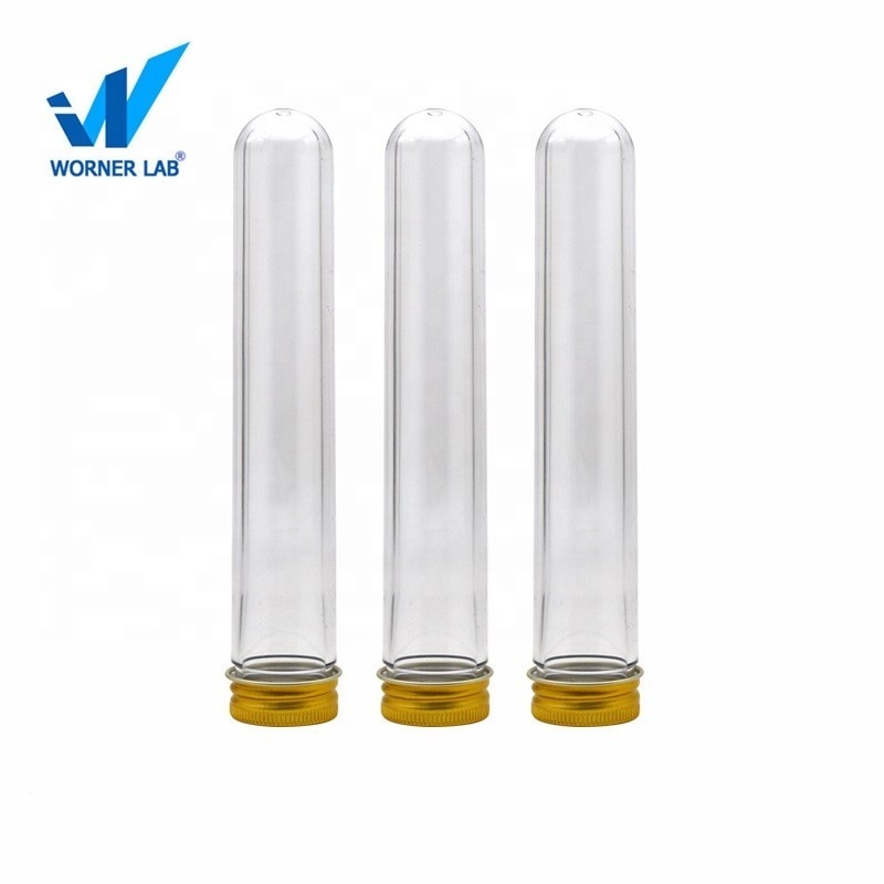 Clear Test Tube PET Candy Plastic Test Tube Hot Sale