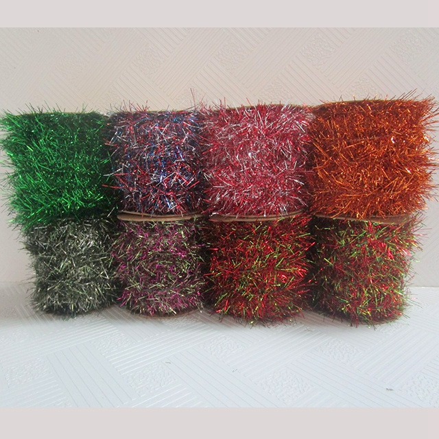 Christmas tinsel garland  for Christmas tree small decoration