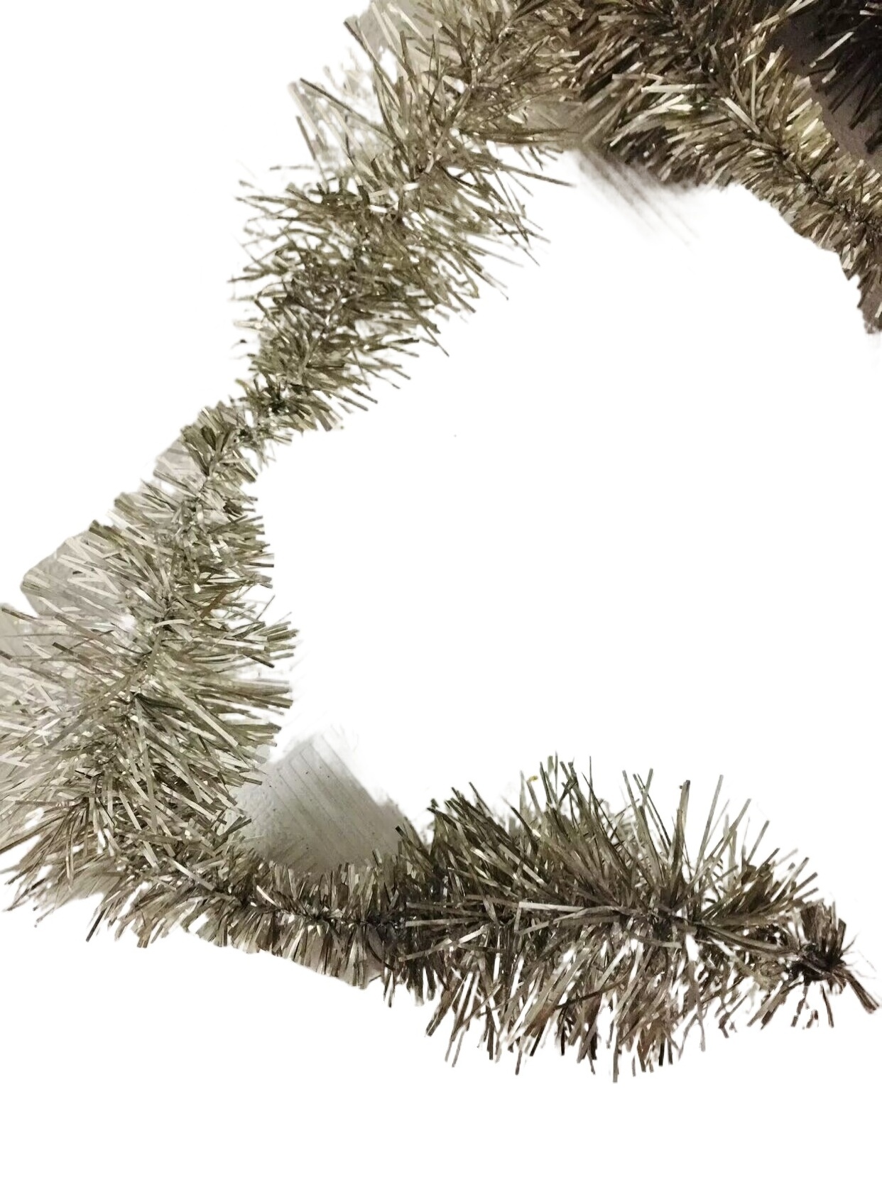 6 ft Christmas Silver Tinsel Garland for Christmas party tinsel hanging decoration