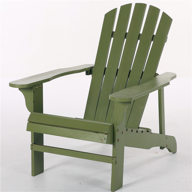 Resin Lounge  Modern Teak Outdoor  HDPE Plastic Wood Adirondack Chairs