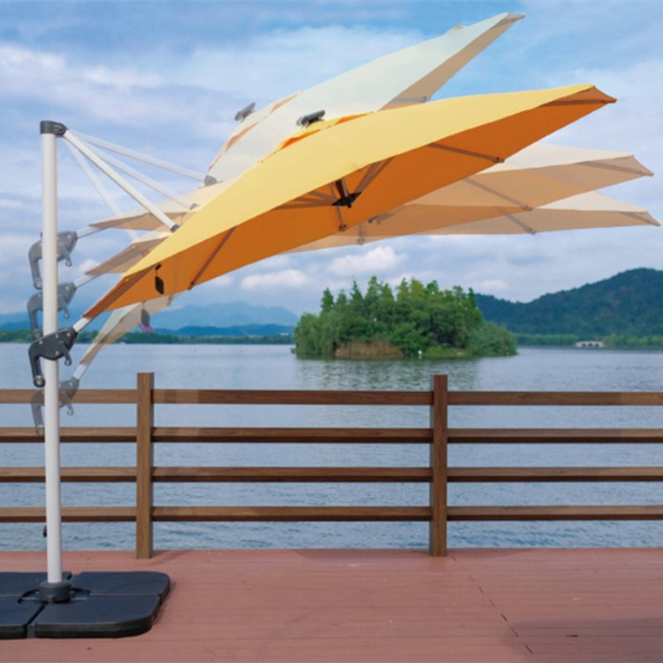 Luxury waterproof wholesale umbrella beach garden outdoor folding sun automatic patio parasols umbrellas