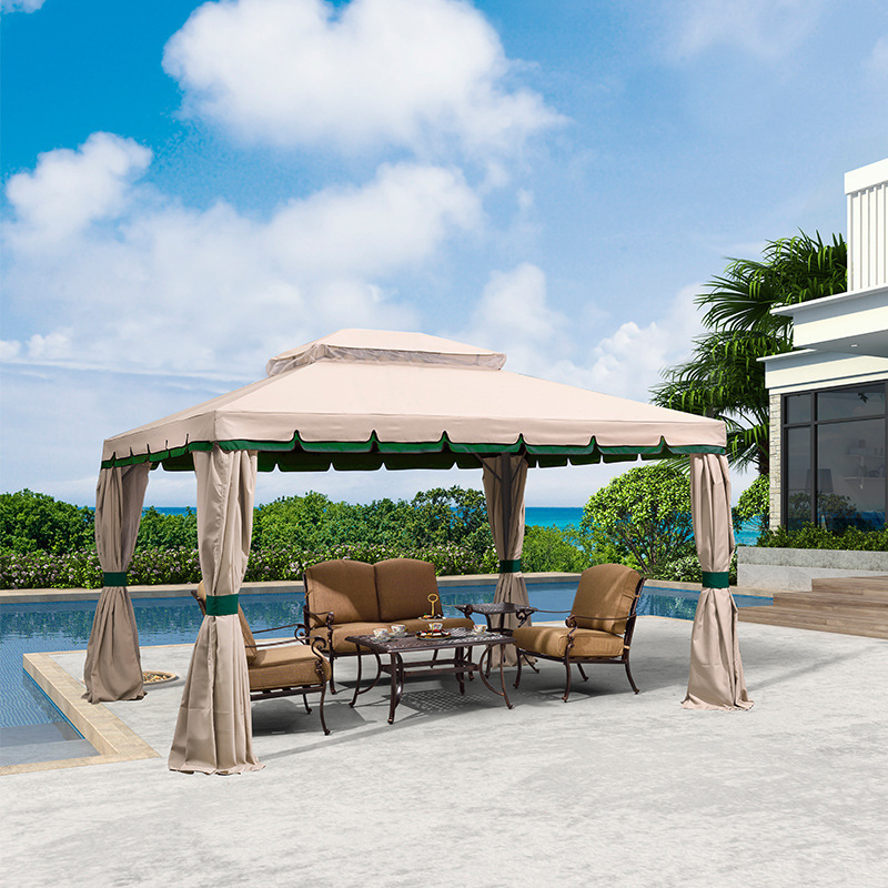 Outdoor Metal Roman gazebo Canopy Tent Patio Cheap Manufacturers Pergola Garden Tents Gazebo