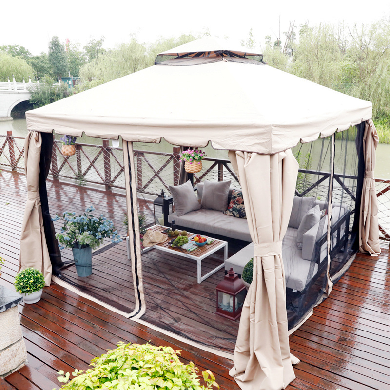 Outdoor Camping Hardtop Gazebo 3*3 Manufacturers garden aluminium Canopy Patio Gazebo Tent