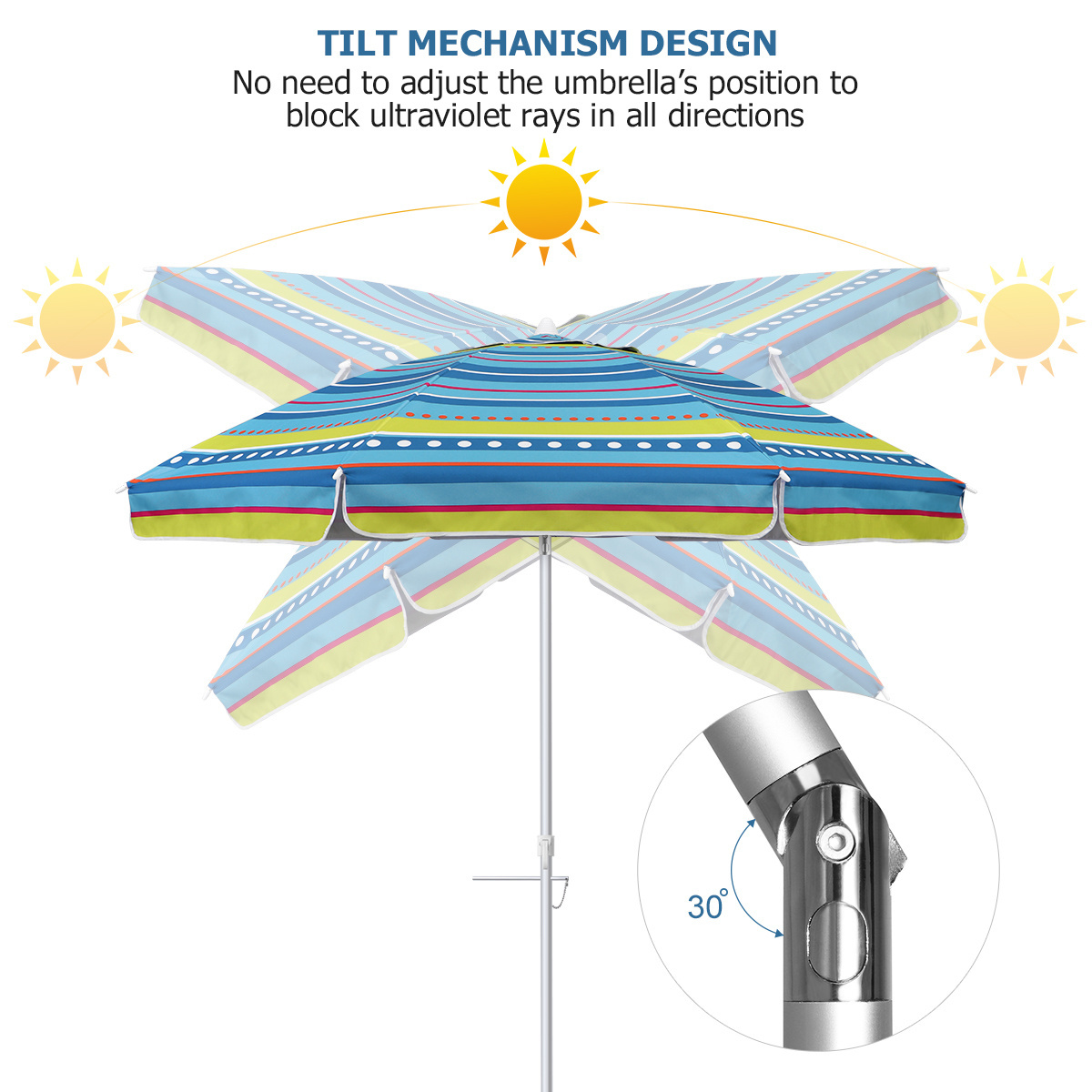 Outdoor Waterproof Custom Beach Umbrellas Cabana Sun Parasols Umbrellas Beach Umbrella