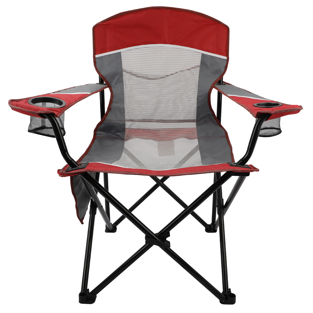 Lightweight Luxury Beach Foldable Heavy Duty Camping Chairs with Side Pocket