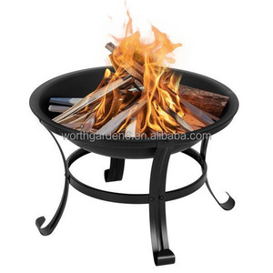 Corten Steel Small Outside Portable Cooking Grill Mat Round Garden BBQ wood burning Fire Pit fireplace