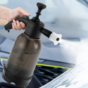 2 Liters Car Wash Watering Plants Plastic Bottle Foam Sprayer Hand Garden Water Pump Sprayer