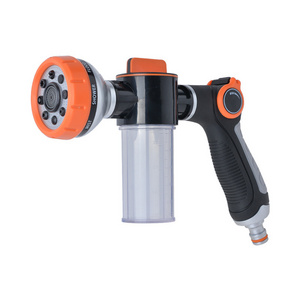 8 Functions Plastic Car Wash Water Hose Garden Soap Foam Gun Hand Nozzle Sprayer