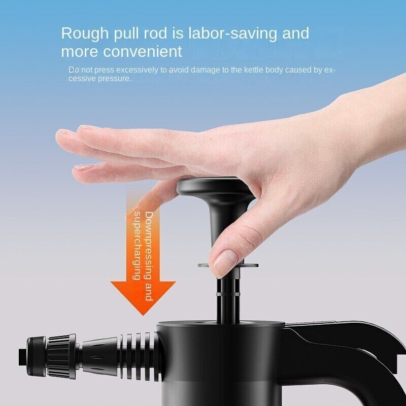 Portable Multi Functional 2L Hand Plastic Pressure Car Wash Pump Water Sprayer Foam Sprayer