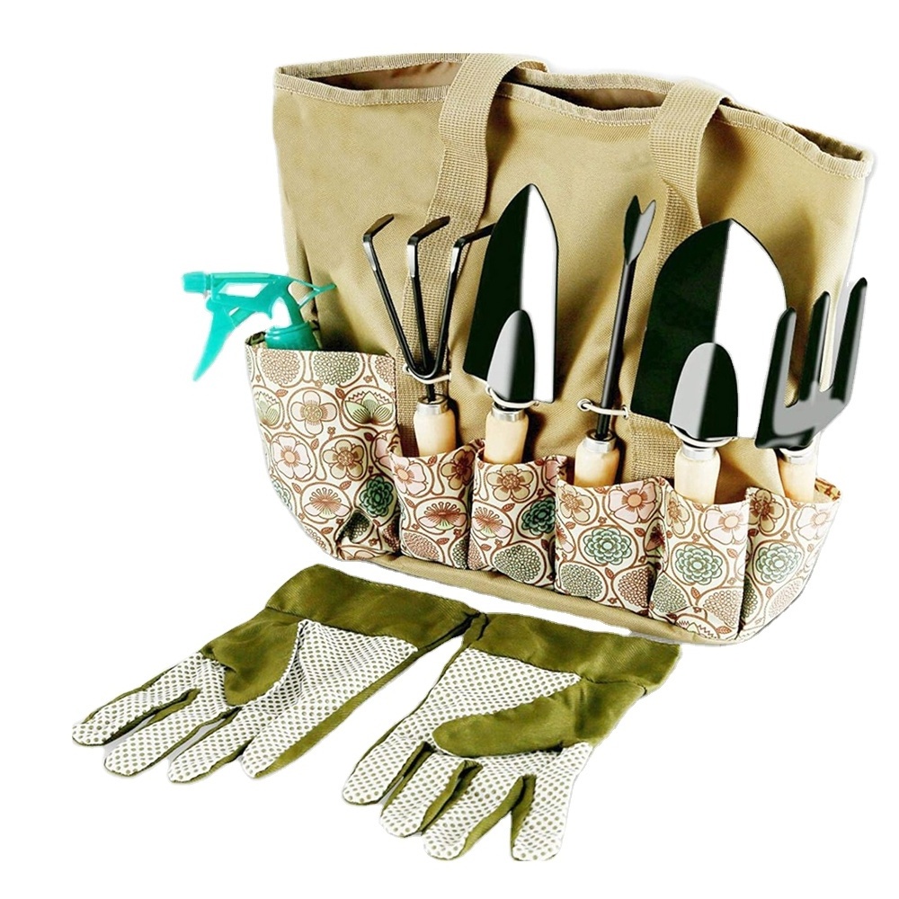 Mini Succulent Bonsai Trowel Garden Tool Kit Small Garden Hand Tool Set With Bag