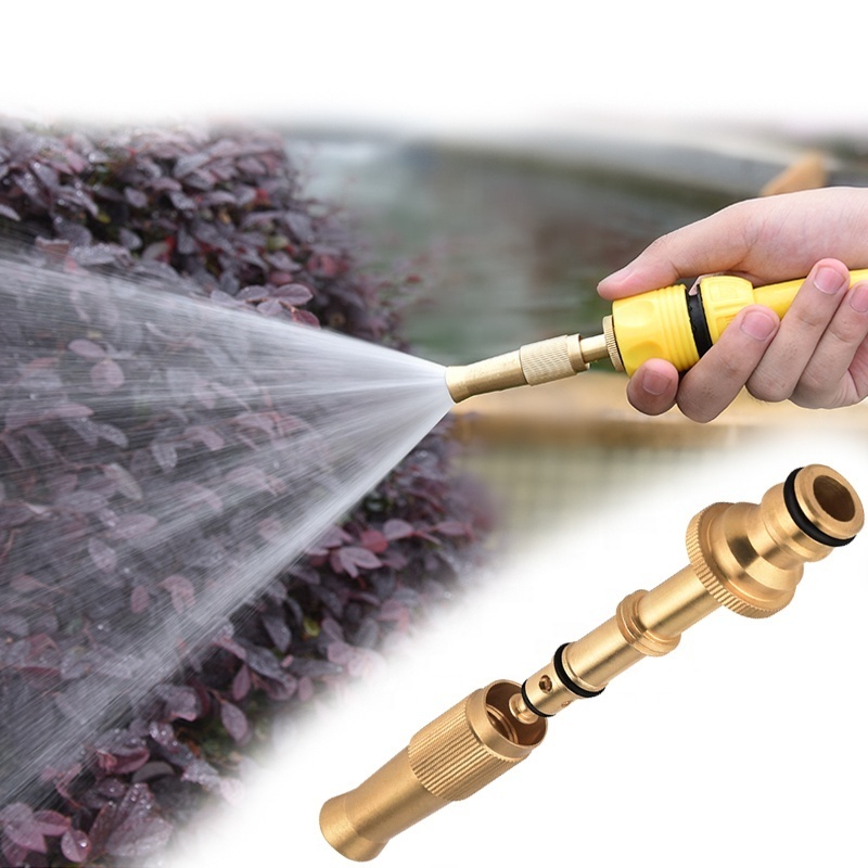 High Pressure Car Washing Washer Brass Metal Spray Tools Garden Watering Sprayer Nozzle Gun