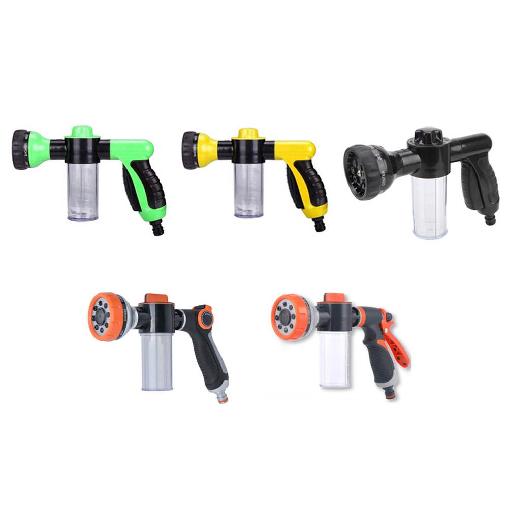 High Pressure Carwash Water Garden Hose Foaming Nozzle Sprayer Gun