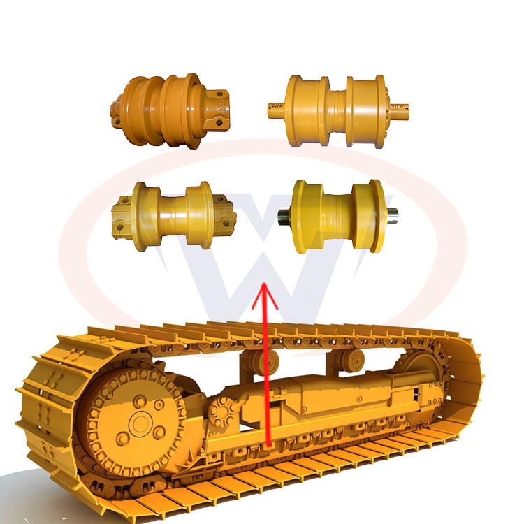 Bulldozer D4E D5 D6 D6D D6H D6R D6M D11N Dozer D7F D7R D8N 6T9883 9S0317 9W8706 D/F Track Roller For Dozer D4E D5G D7 D9T