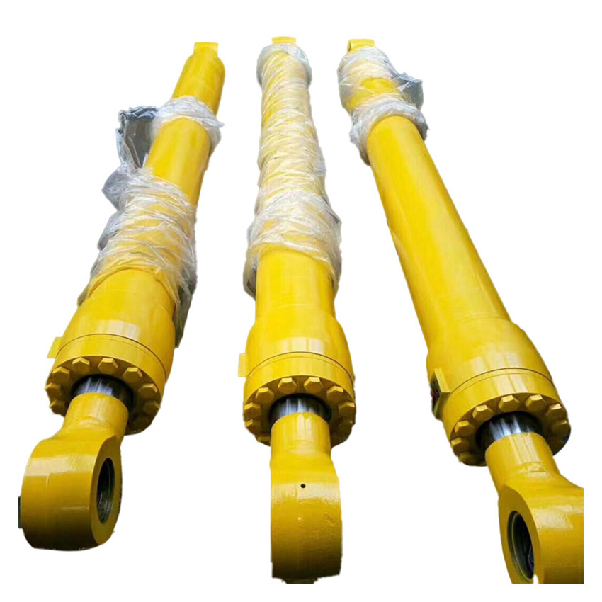 Excavator Hydraulic Arm Boom Bucket Cylinder pc30 pc55 Ex120-2 pc130 ex200-1 js200 pc200-8 sk200-8 pc220 dh500 ec700 for sale