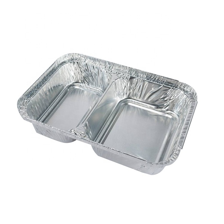 Customized Size Disposable Colored aluminum foil cake baking pan tray with lids