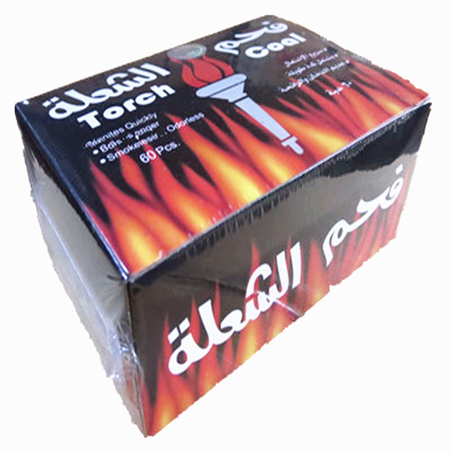 60PCS/BOX 24BOXES/CARTON  Natural Bamboo bakhoor coal incense charcoal