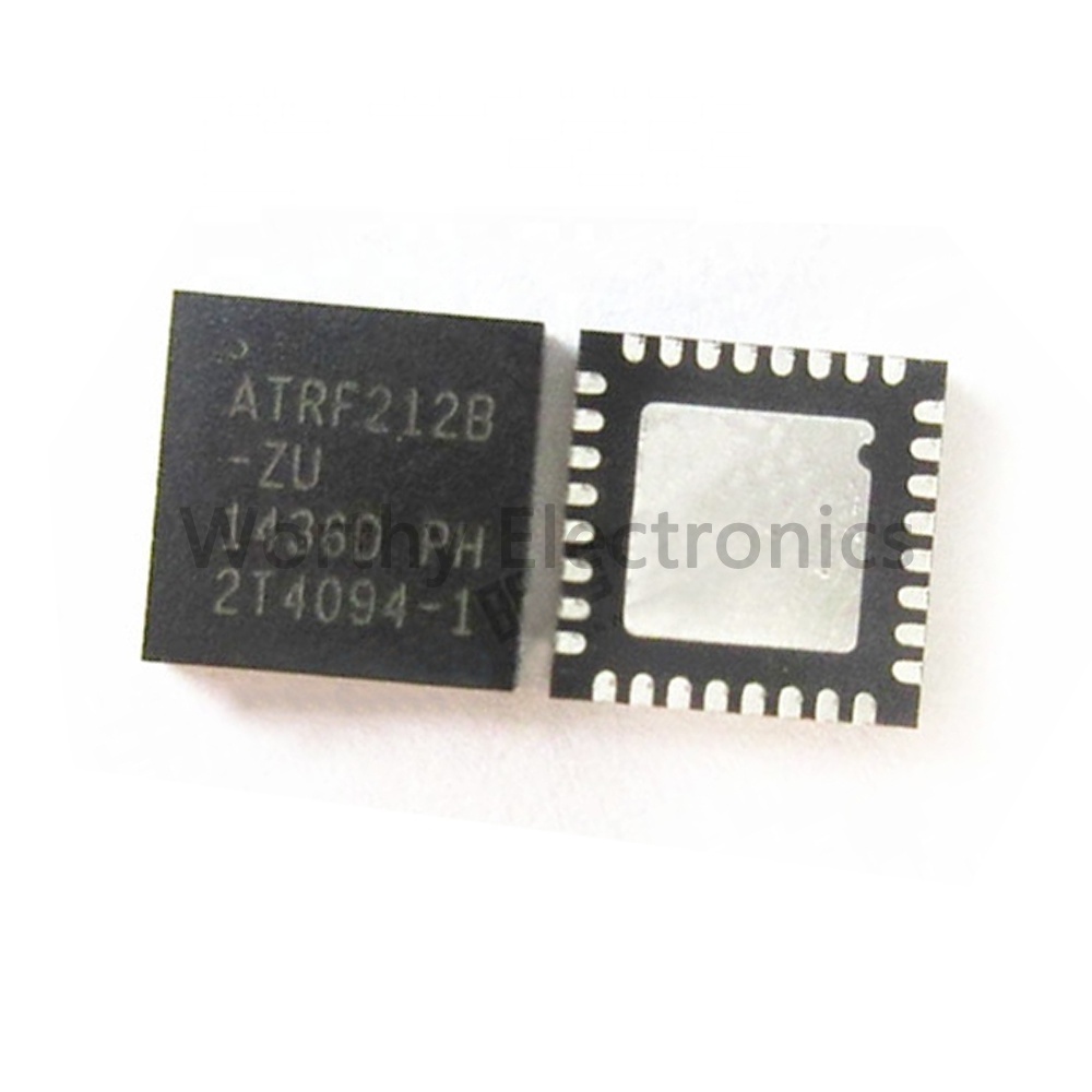 integrated circuit network interface IC chip QFN32 AT86RF212B-ZU marking ATRF212B-ZU