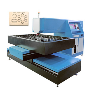 WT-LC 1218 400W 600W Plywood Die Board Laser Cutting Machine For Laser Die Making