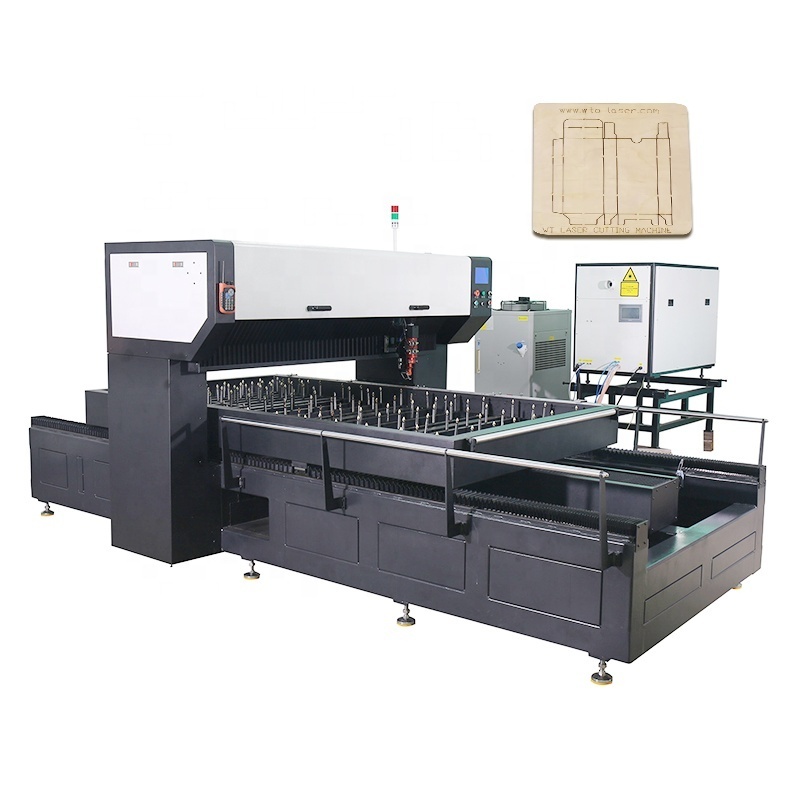 WT 1000w Laser Die Cut Die Board Plywood Laser Cutting Machine