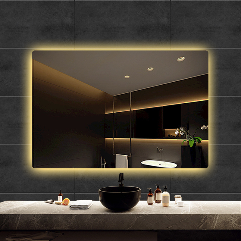 Wholesale Custom led light  Smart bathroom Mirrors decor Wall Mounted Full Length Mirror home Decor Mirror