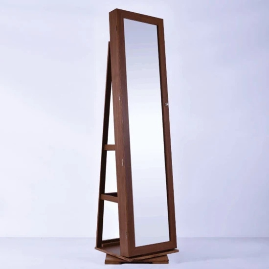 Wholesale Mirror Jewelry Box Armoire For Home Bedroom Floor Standing Jewelry Mirror