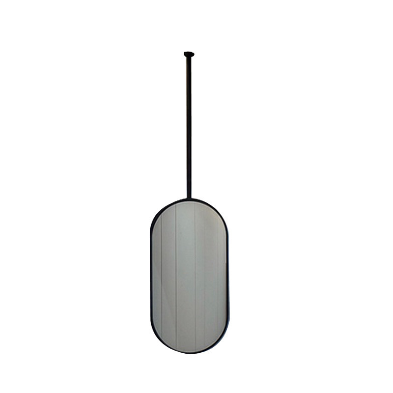 Oval beauty salon bathroom mirror hanging ceiling hanging mirror