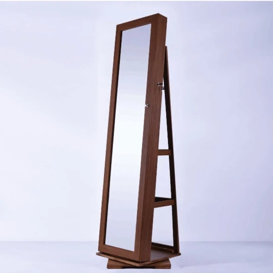 Wholesale Mirror Jewelry Box Armoire For Home Bedroom Floor Standing Jewelry Mirror