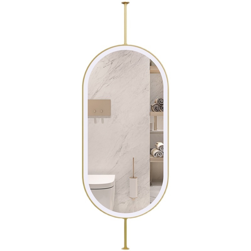 Customized up and down suspender oval mirror Hotel B & B bathroom mirror bathroom mirror