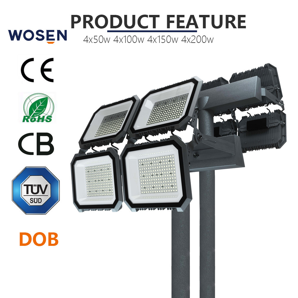 sports stadium volleyball court waterproof ip65 100w 200w 400w 400 watt 600w 800w 1200w modular led flood light