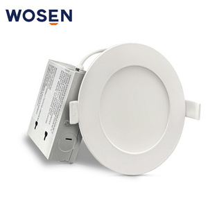 wholesalers price kitchen bedroom ultra slim 6500k 4" 4inch intertek etl canless led recessed down light