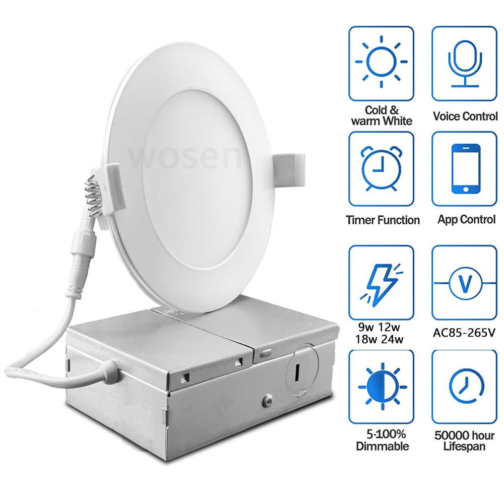 ETL FCC RGB 2700K-6000K WiFi APP & Voice Control 120V AC 4