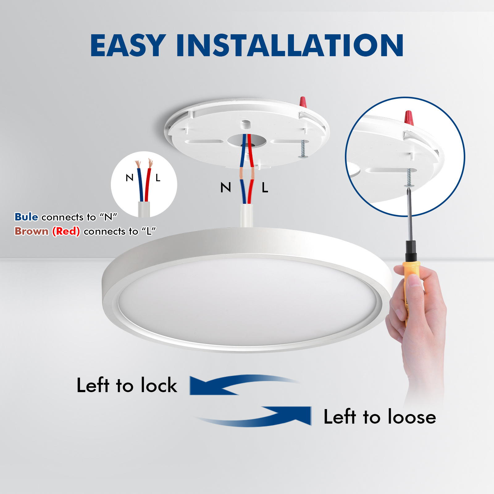 best price ETL 3cct 18w dimmable 12 inch round ultra thin slim flush mount led ceiling panel light