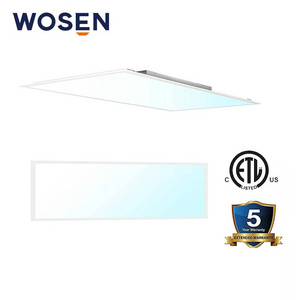 ETL 40W Dimmable 3000K 4000K 5000K 3 CCT Color Surface Hanging 1x4 FT Backlit LED Flat Panel Light