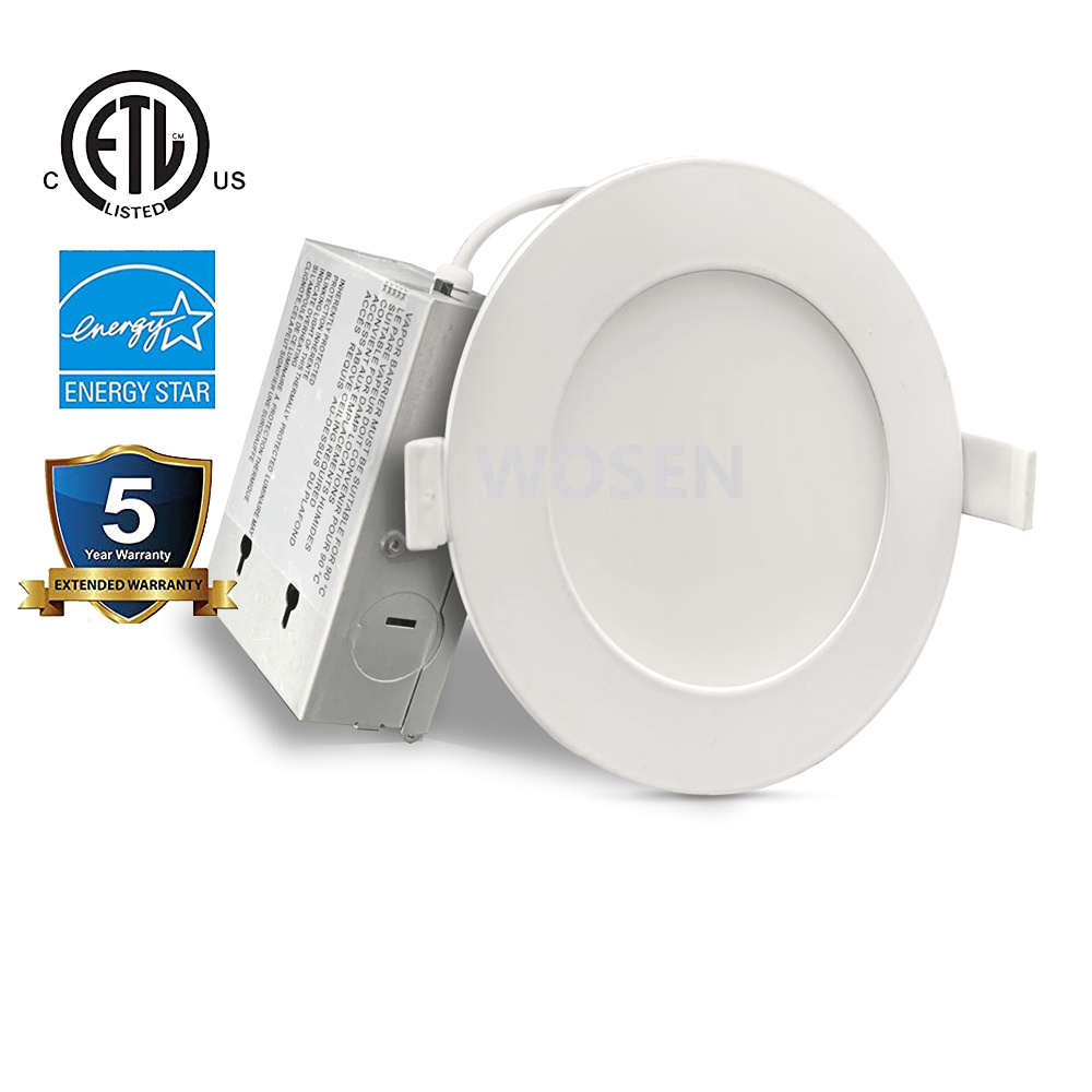 Zhongshan Wosen Factory Etl Certified 9w 4 Inch Recessed Led Pot Light for North America canada usa