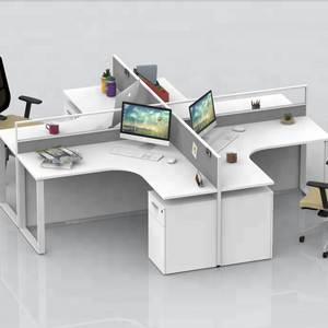 New arrive hot sale Office workstation 6 person cluster workstation