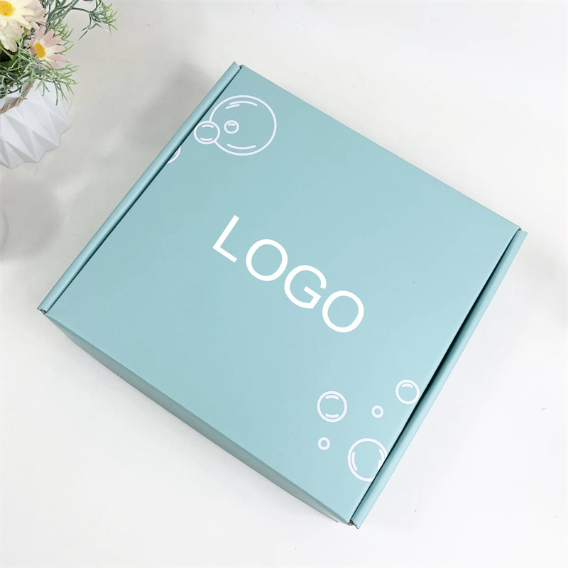 Free Sample Branded Custom Logo Paper Box Corrugated Paper Printing Skincare Luxury Packaging Shipping Mailer Box with Insert