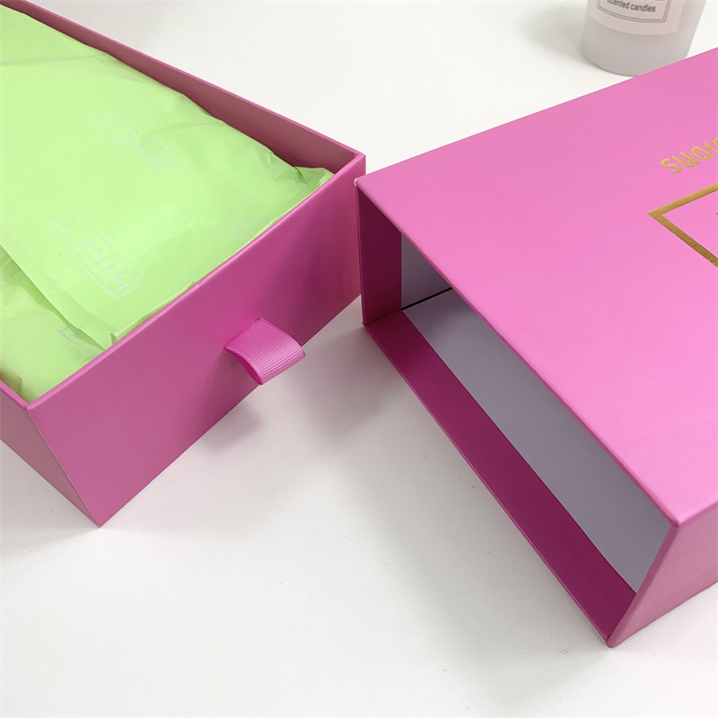 Custom Luxury Hair Boxes Rigid Cardboard Drawer Gift Box Women Hair Extension Package Wholesale Hair Packaging Boxes