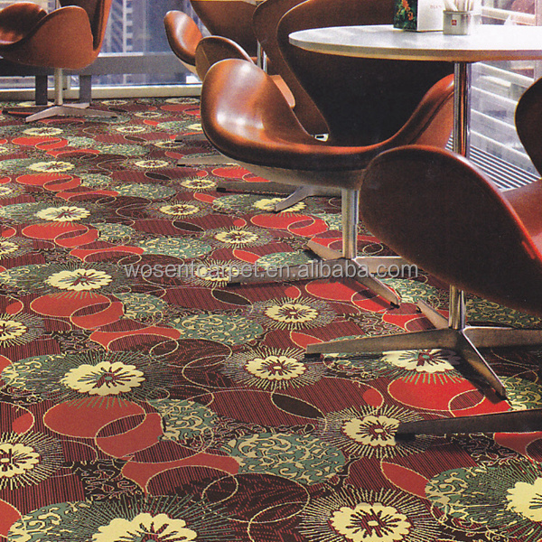 Axminster Carpet Custom Pattern Wool and Nylon Carpet