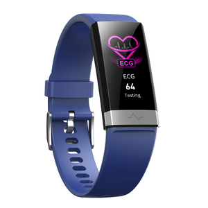 Private label own brand open SDK&API blood oxygen pressure heart rate IP68 waterproof PPG + ECG smart bracelet wristband