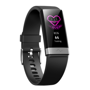 V19 ECG PPG smart watch  with blood pressure and heart rate smart bracelet OEM bt 4.0 smart watch bracelet CE ROHS