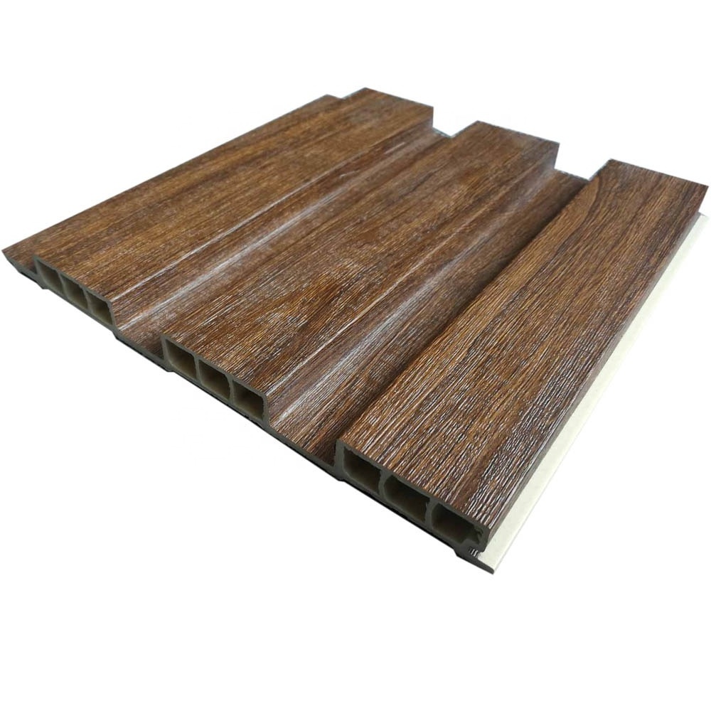 Wood Design Plastic Bath Use Roof Tiles with Wood Color Bath room Wpc wall panel