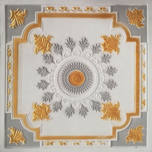 SNOW BM GRG White Gypsum Drop Ceiling for Nigeria Market/3D Colorful Plaster Ceiling Tile