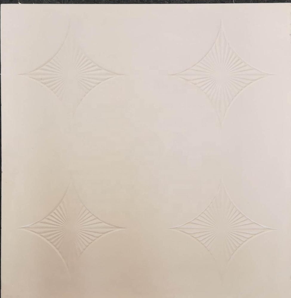 Pop Interior Pure White  Fireproof Moisture-proof Decorative Gypsum Ceiling Tile