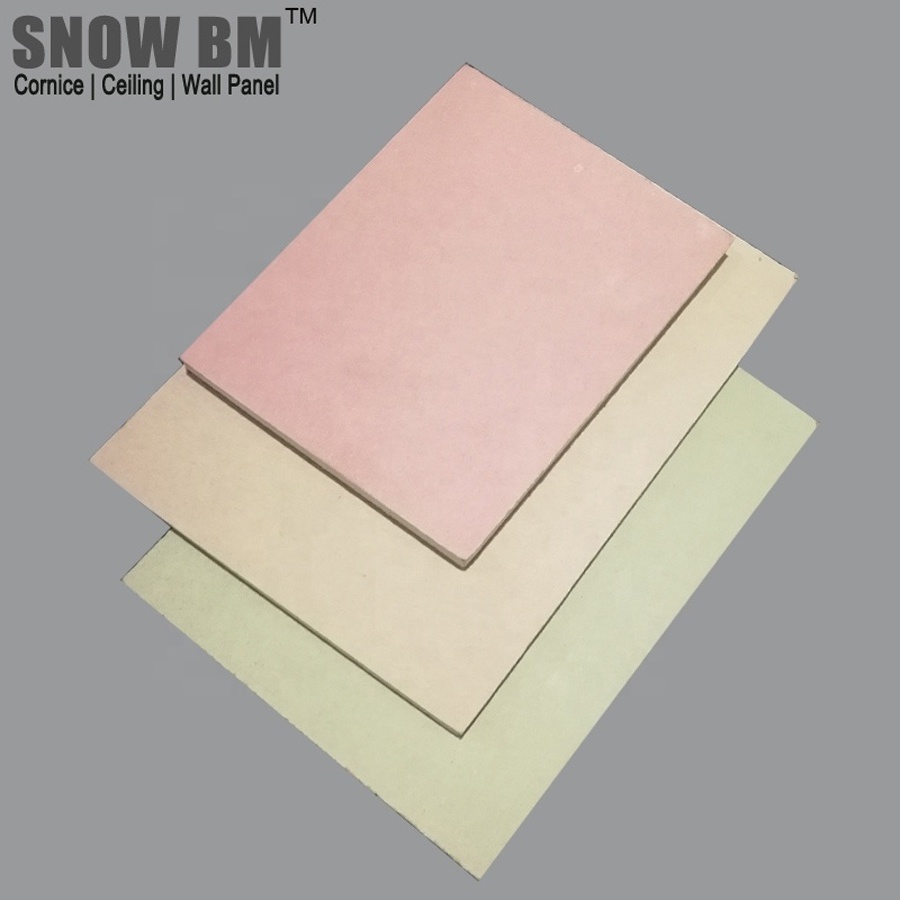 SNOW BM 4'*8' Size 1220x2440x9mm Gesso drywall board