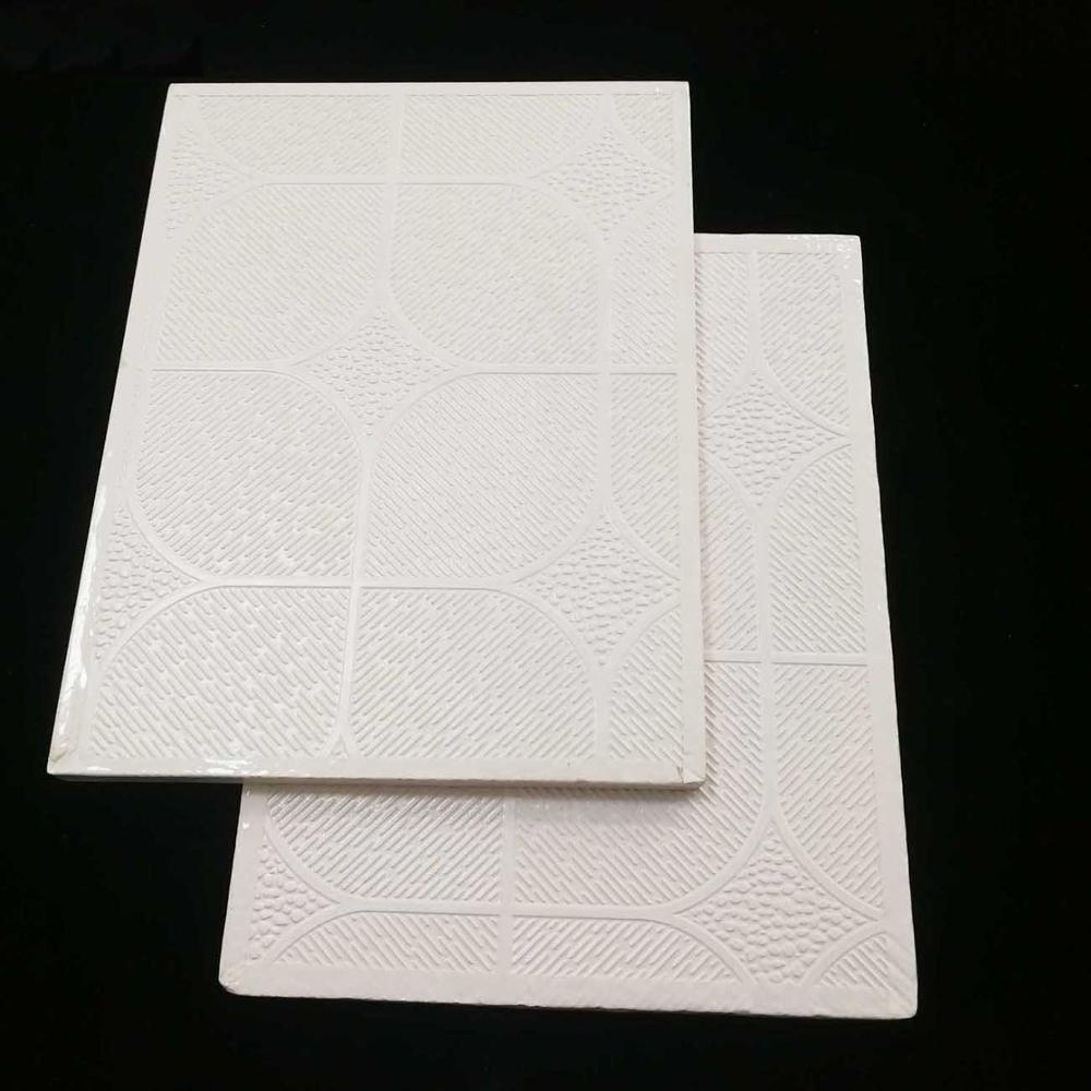 High quality low price PVC gypsum ceiling tiles 600*600/Vinyl coated gypsum ceiling board