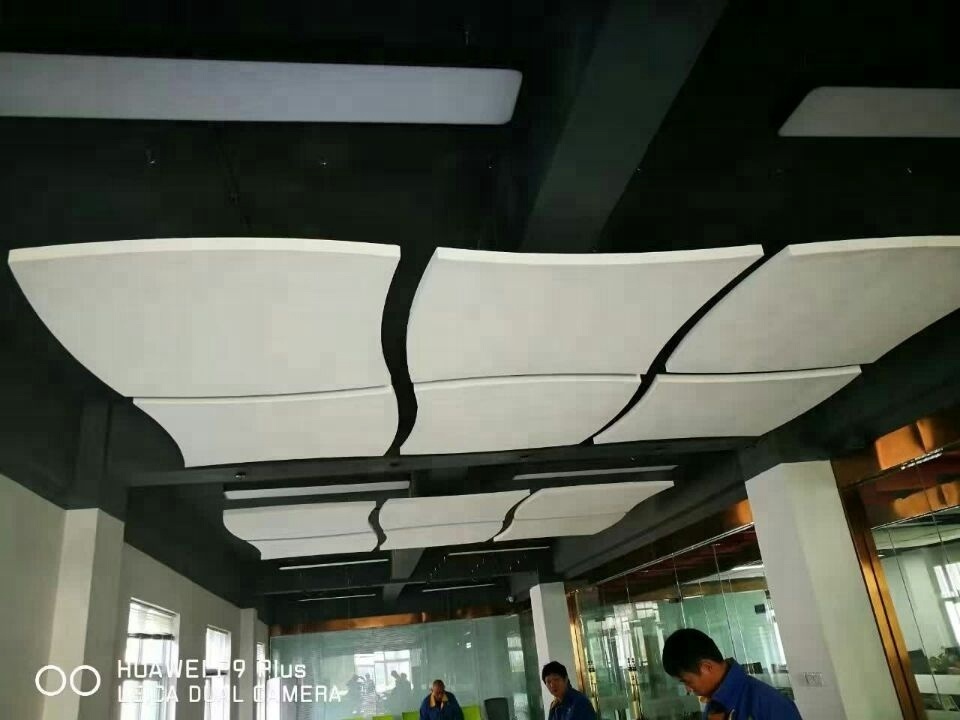 Fireproof Acoustic light Acoustic hexagon  suspended Cloud ceiling panel