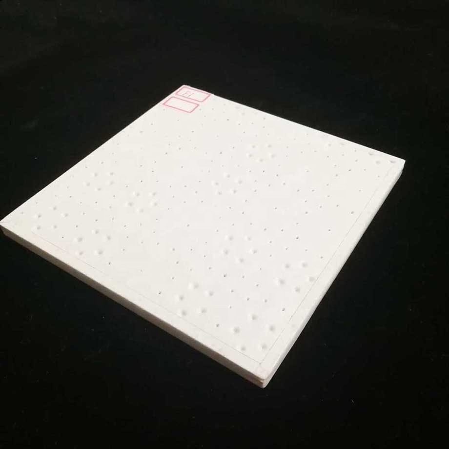 595*595 perforated vinyl coated gypsum ceiling tiles/pvc gypsum ceiling tiles